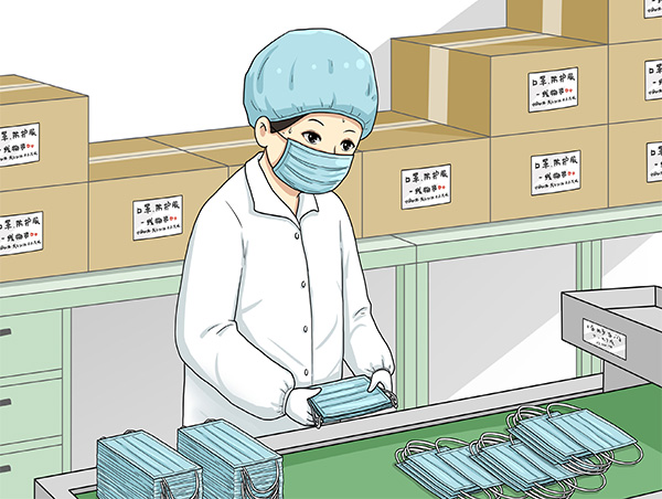 海藻纤维口罩生产线